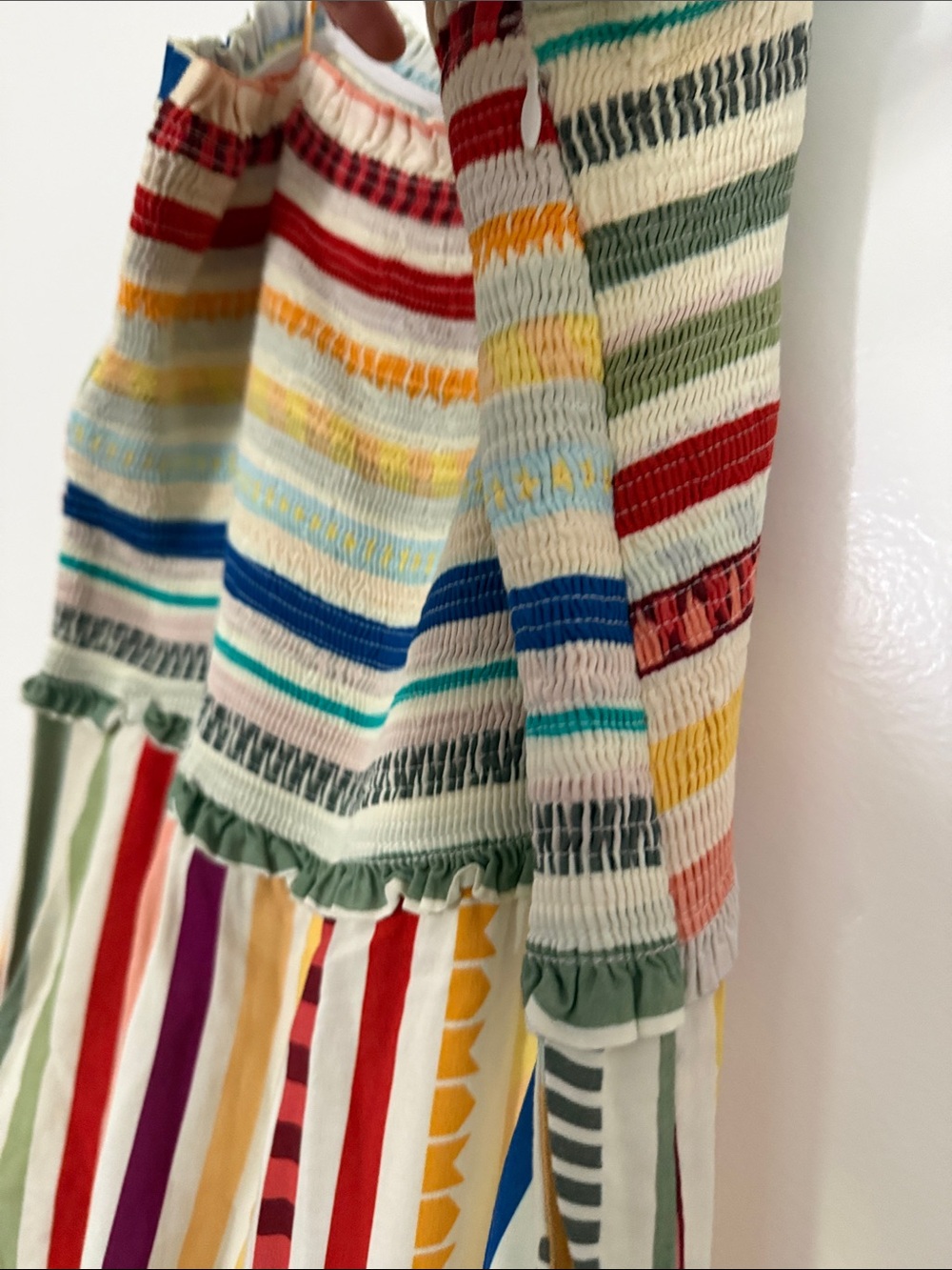 FARM Rio Multicolor Striped Spaghetti-Strap Jumpsuit - Picture 6 of 7